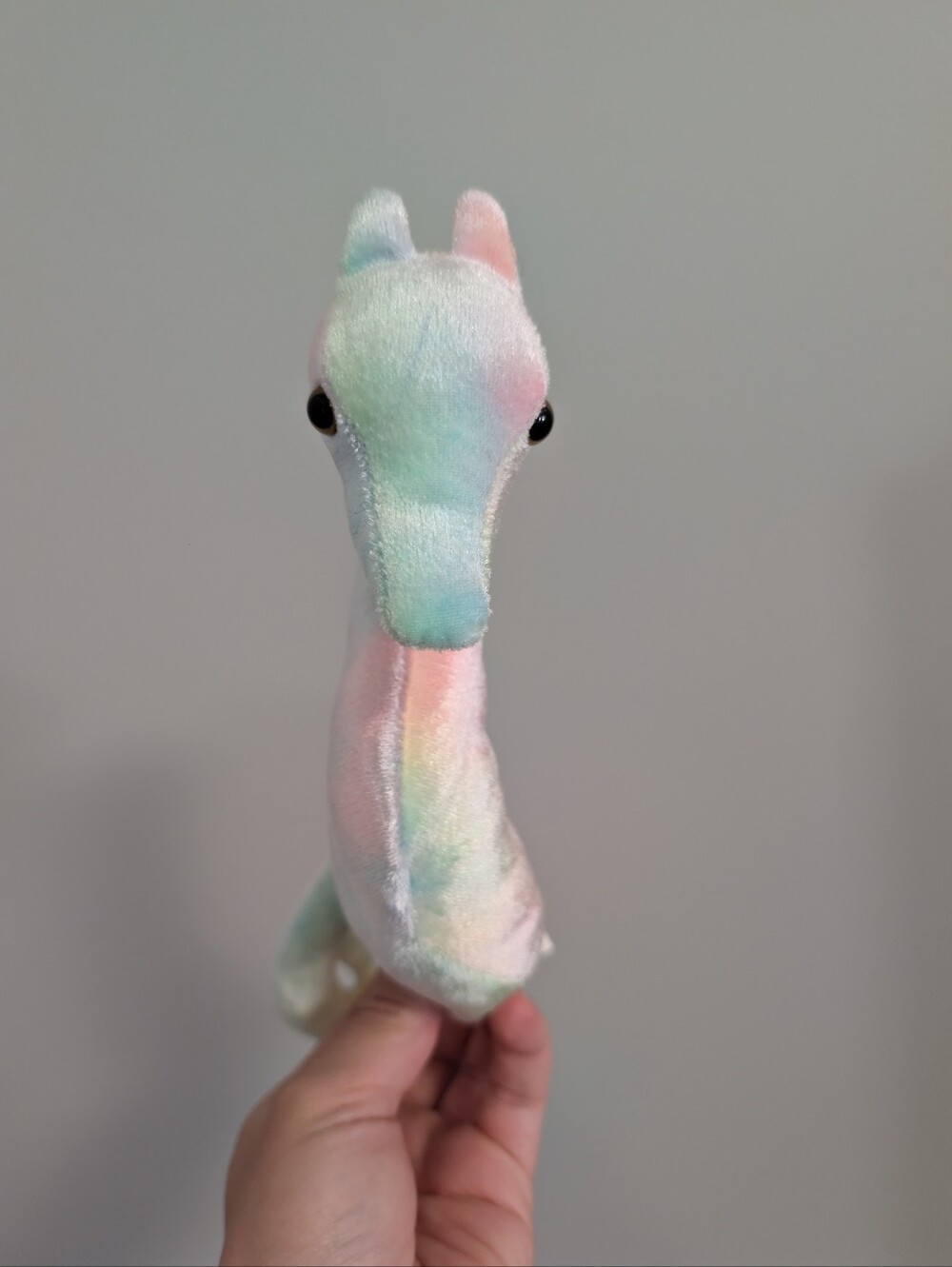 Tye Dye "Neon" Seahorse Ty Beanie Baby